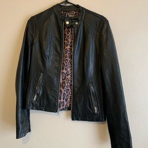 Faux Leather Jacket